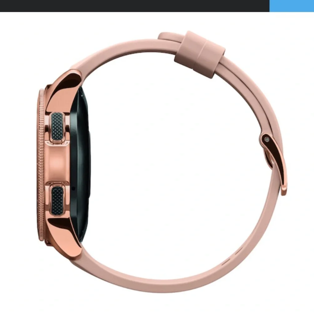 SAMSUNG GALAXY WATCH 42MM ROSE GOLD WATCH BLUETOOTH NEW IN BOX NEVER O…